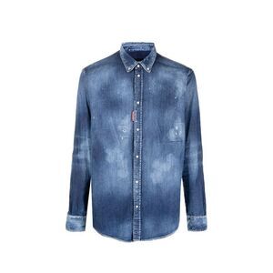 Dsquared² Blue Denim Men's Shirt